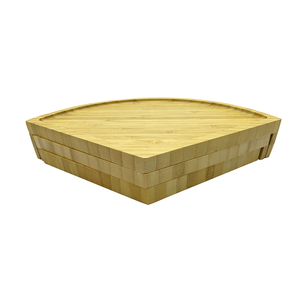 Tabla <span class=keywords><strong>de</strong></span> Quesos Grande <span class=keywords><strong>de</strong></span> Bambú con Juego <span class=keywords><strong>de</strong></span> Cuchillos, se Almacena Compactamente y se Abre hasta un Diámetro <span class=keywords><strong>de</strong></span> 14 Pulgadas para Quesos y Aperitivos - Product Image 6
