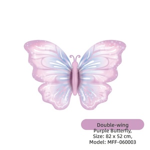 Globos de Helio Coloridos con Forma de Mariposa y Flor de Dibujos Animados para Decoración de Bodas, Navidad, Cumpleaños y Fiestas - Product Image 2