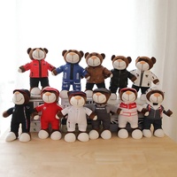 Peluches d'ours pour motards, ours en peluche personnalisés avec logo pour les cadeaux promotionnels des concessionnaires 4S