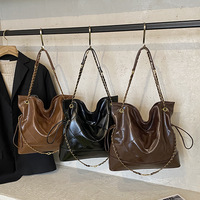 Sac fourre-tout en chaîne de diamants haut de gamme pour femme, nouvelle collection automne 2025, grande capacité, mode, sac à bandoulière polyvalent