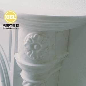 Villa intérieur <span class=keywords><strong>d</strong></span>écor sculpté à la main en marbre blanc <span class=keywords><strong>d</strong></span>'intérieur cheminées en pierre - Product Image 6