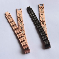 Bracelets de mode de thérapie magnétique en cuivre en gros de l'usine de Guangzhou Accessoire sain et élégant