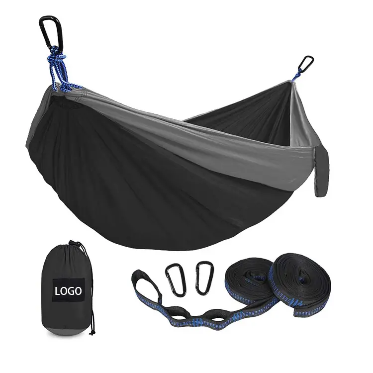 Ringkamp 2023 Hoge Kwaliteit Buiten Backpacking Survival Of Reizen Enkele & Dubbele Parachute Hangmatten/Camping Hangmat