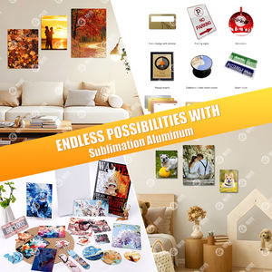 光沢ホワイトHD合金昇華アルミプレートシート、熱転写写真UV印刷、アニメポスター、カット、溶接 - Product Image 6