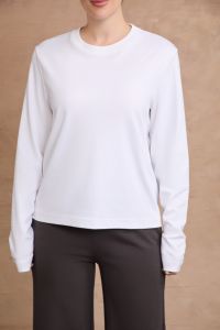 Elegante Vainilla Rayón Mujer Invierno Ciclismo Wear Fleece Base Coat Capa Térmica Manga Larga - Product Image 4