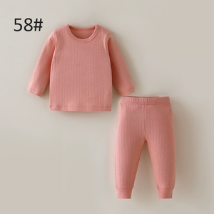 Conjunto de Ropa de Dos Piezas para Bebés Recién Nacidos, Primavera y Otoño, Algodón, Protección para el Vientre, Ropa para el Hogar - Product Image 1