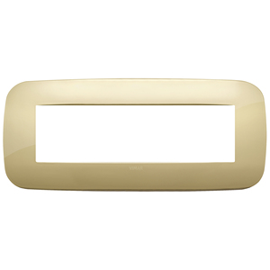 Placa de Puerta Vimar 21.75x9.5mm Acabado Dorado - Product Image 1