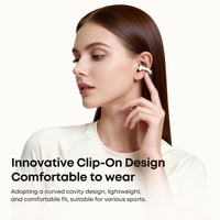 Écouteurs Bluetooth 6.0 TWS à clipser à bas prix, stéréo 3D, étanches IP65, pour le sport, sans fil
