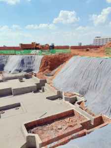 खनन ब्लॉक कार्य निर्माण के लिए लागत प्रभावी भू-संश्लेषण अस्थायी कंक्रीट कंबल अस्तर - Product Image 5