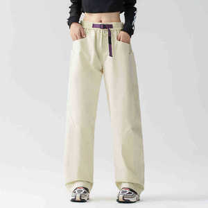 <span class=keywords><strong>Pantalon</strong></span> de randonnée imperméable pour femme, coupe décontractée, jambe droite et large, idéal pour l'automne - Product Image 3
