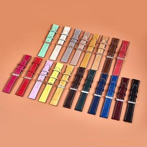 Bracelets de montre en <span class=keywords><strong>cuir</strong></span> véritable à dégagement rapide multicolores 20 mm 22 mm <span class=keywords><strong>Bracelet</strong></span> de montre en <span class=keywords><strong>cuir</strong></span> de haute qualité pour montre intelligente - Product Image 1