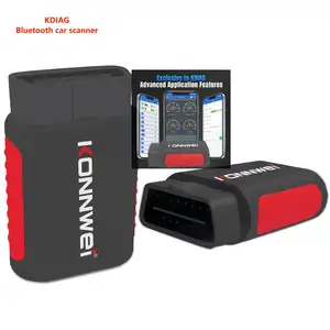 2023 varredor diagnóstico profissional do sistema completo Bluetooth OBD2 KONNWEI KDIAG Escanner Automotriz