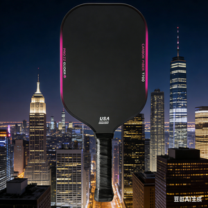 Raquette de pickleball pour adultes en carbone, approuvée USAPA, durable, noyau en nid d'abeille de 16 mm, portable, OEM/ODM, fibre de carbone américaine - Product Image 1