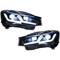 Phares avant de rechange pour BMW X3 F25 2014 2015 2016 2017, style G38 Série 5 2023, avec projecteur LED laser bleu, pour mise à niveau facelift