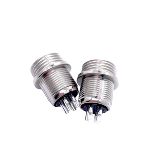 Newstep Gx12 4-Pins Luchtvaart M12 Serie Ip68 Waterdichte Pcb Man Naar Vrouw Connector Voor Solderen Terminal Draden Harnas 7P _ Pins - Product Image 1