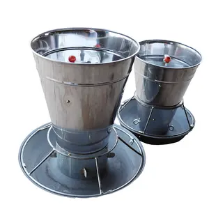 feeding equipment Stainless Steel Cone-shaped Piglet Feeding Trough feeder for pig farms