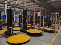 Machine d'emballage de palettes entièrement automatique de bonne qualité, machine d'emballage de palettes par étirage