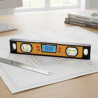 EOUTIL Niveau numérique magnétique avec écran LCD de 11 pouces, construction en alliage d'aluminium, précision de 0,1 degré