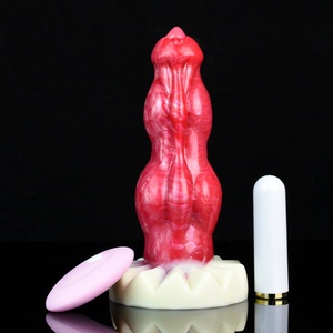 Vibrador Realista NNSX con Forma de Perro, Dragón y Lobo, Dildo Vibrador para Hombre y Mujer, Estimulador de Clítoris y Punto G con 10 Modos, Venta al Por Mayor - Product Image 4