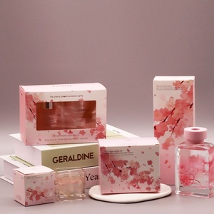 Sang trọng tùy chỉnh nến thơm & sậy khuếch tán Hộp Quà Tặng thiết lập-sinh thái thân thiện hương liệu cho Halloween Ngày Valentine và nhiều hơn nữa - Product Image 1