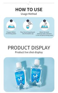 USMILEPET OEM Water Dog collutorio per animali domestici per la pulizia dentale dell'alito fresco additivo per l'alito per cani deodorante per la pulizia dei denti del cane - Product Image 5