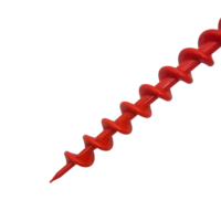 57482B-1 # piquets et maillets de tente en plastique orange pour l'extérieur pour chien et tentes de plage