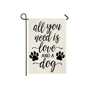 2026 <strong>New</strong> Style love Pet Linen Pet <strong>Garden</strong> <strong>Flag</strong> Pet <strong>Products</strong> - Product Image 1