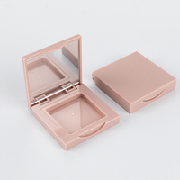 Emballage cosmétique personnalisé, boîte de 2 couleurs, Mini-fards à paupières vide, rose, pièces