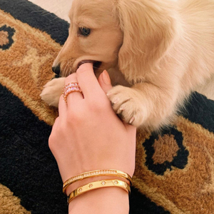 Gemnel 925 Sterling <strong>Silver</strong> Wholesale Custom Not Allergic 18K Gold Rose Gold Plated Couple Bracelet <strong>Bangles</strong> Clasp for Women - Product Image 5
