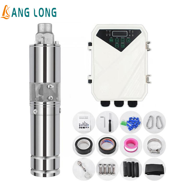 Solar Submersible Deep Well Water Pump Irrigation Dc Solar Water Pump Complete Kit