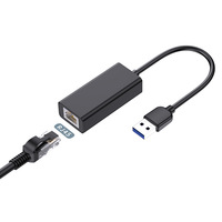 USB3.0 tipo C con cable Gigabit Ethernet adaptador de tarjeta de red 1000Mbps tipo C USB 3,0 a cien megabytes RJ45