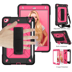 Étui de tablette à sangle épaule dénudée pour <span class=keywords><strong>iPad</strong></span> Mini 4 / Mini <span class=keywords><strong>5</strong></span>, 7.9 pouces, avec porte-crayon, housse de protection en armure robuste, résistante aux chocs - Product Image 2