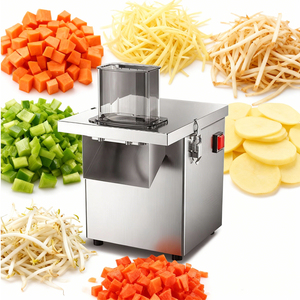 เครื่องตัดผักเชิงพาณิชย์ เฮนาน มอเตอร์ขับเคลื่อน 220V สำหรับร้านอาหาร ร้านเบียร์ บาร์ ร้านเตรียมอาหาร และโรงงานแปรรูปผลไม้ - Product Image 4
