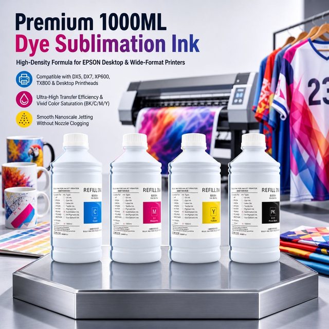 Ocbestjet 1000Ml Premium Price L&C Cmyk Sublimation Ink for Epson L3110 L8058 L8050 L8058 L3210 L14150