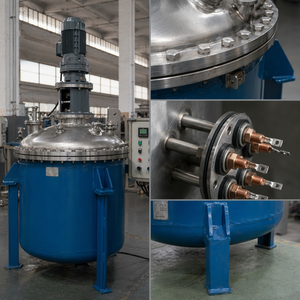Réacteur de chauffage compact Jiesheng Js-ehr-b2 Bibo pour les procédés de chauffage et de mélange chimiques 1. Navire compact, le plus petit - Product Image 5