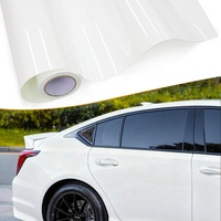 Film de peinture blanche pour voiture PPF 5mil Film de carrosserie PVC PET Film de protection de peinture de voiture