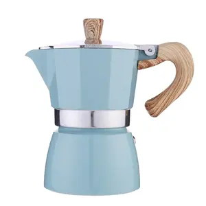 Moka Pot rumah Italia Set kopi buatan tangan Italia Pot ekstraksi Italia mesin pembuat kopi Pot penyaring terkonsentrasi