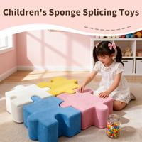 Meilleures ventes TENGXIANG Ensemble de canapés en mousse colorés convertibles multifonctionnels pour enfants de 5 à 7 ans