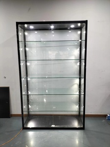 Thêm tầm nhìn có thể điều chỉnh hiển thị nội trượt cửa kính gương hiển thị <span class=keywords><strong>Showcase</strong></span> nhôm hồ sơ Kính <span class=keywords><strong>Showcase</strong></span> - Product Image 2