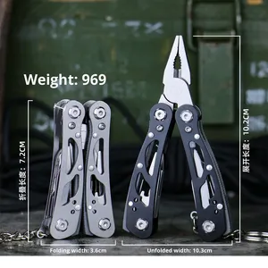 Outdoor All-Steel Multi-function <strong>Pliers</strong> with Folding <strong>Small</strong> Knife Household Emergency Tool Model A07 - Product Image 4