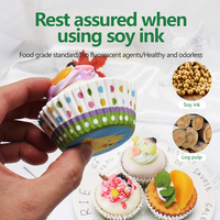 Pâques 100 pcs/Pack Jetable Résistant À L'huile Papier Tasse Gâteau Papier Cakecup Moules Papier Cupcake Doublure Muffin Cuisson Cupcake Wraps