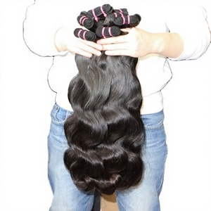 NANDEE HOUSE Beauty Wholesale 10A Straight Brazilian Virgin Human Hair Bundles Mink Brazilian Hair Bundle Human Hair Extension - Product Image 1