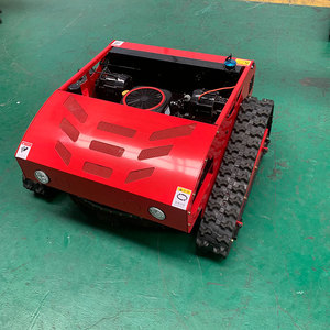 Désherbage de pelouse de verger <span class=keywords><strong>tondeuse</strong></span> à gazon télécommandée tout-terrain désherbage de verger automoteur sur chenilles - Product Image 2