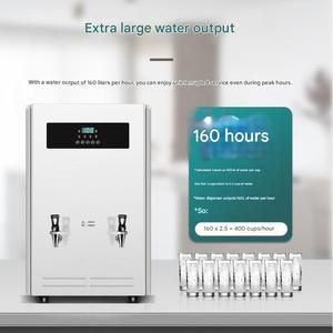 Calentador de Agua Eléctrico Comercial de Gran Capacidad, Tipo Escalonado, Automático, con Tanque de Acero Inoxidable 304 y Base para Negocios - Product Image 1