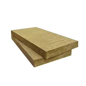 Funas Perfect Fire Resistant Performance High Strength Acoustic Mineral Wool Insulation Rock Wool Board Panel Plain Slab