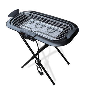 <b>Electric</b> BBQ Grill 60x28x63 Smokeless Flat <b>Pan</b> Home Outdoor Cooking - Product Image 2