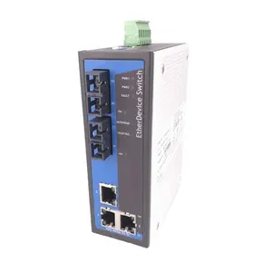 EDS-408A-EIP-T Entry-level managed Ethernet switch with 8 10/100BaseT(X) ports,EtherNet/IP enabled