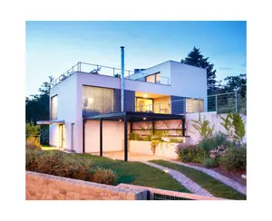 Luxury Villa Modular House Prefabricated Light Steel Structure Metal Frame Framecad Home For Sydney Graphic Design Solution