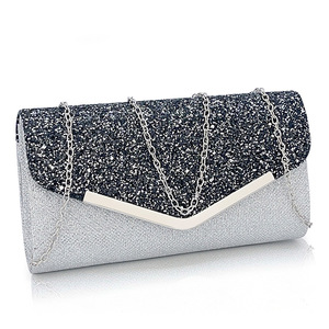 Nouvelle pochette de soirée en cuir PU à sequins, sac à bandoulière pour téléphone portable, chaussures et sacs de soirée pour femmes - Product Image 1
