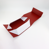 Boîte d'emballage pliable personnalisée avec structure à rabat et support interne pour l'emballage de cadeaux et de produits